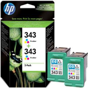 IJ HP CB332EE C8766EE No.343 COLOR DUO