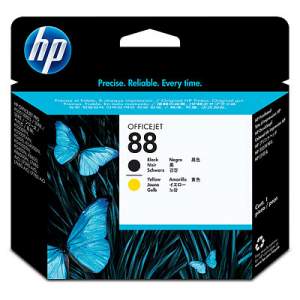 IJ HP C9381A No.88 HLAVA BLACK+YELLOW
