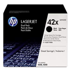 TO HP Q5942XD No.42X BLACK DUO