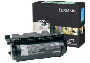 TO LEXMARK 12A7462 HC BLACK