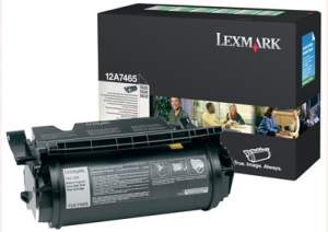 TO LEXMARK 12A7465 EXTRA HC BLACK