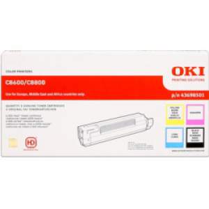 TO OKI C8600/8800 BLACK + 3x COLOR