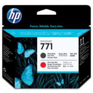 IJ HP CE017A No.771 MATTE BK/ CHROM. RED